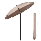 Sekey 200 cm parasol with protective cover, sun protection UV50+